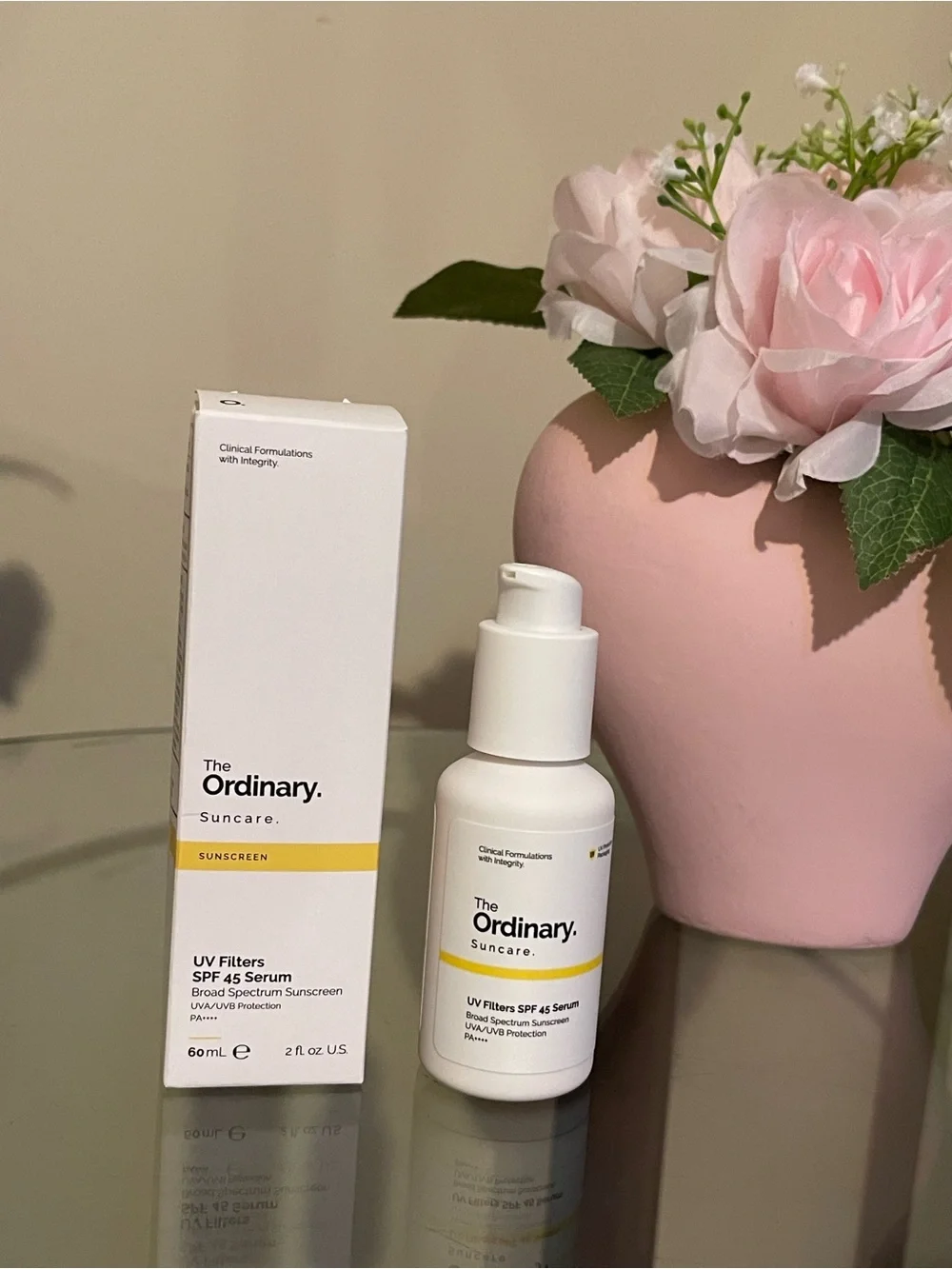 The Ordinary Suncare UV Filters SPF 45 Serum — White & Yellow